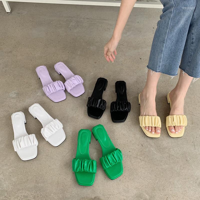Slippers 2023 Summer Women Slipper Fashion Pleated Square Low Heel Ladies Elegant Sandal Outdoor Casual Beach Slides Shoes Flip Flops, Black
Slippers 2023 Summer Women Slipper Fashion Pleated Square Low Heel Ladies Elegant Sandal Outdoor Casual Beach Slides Shoes Flip Flops, Black