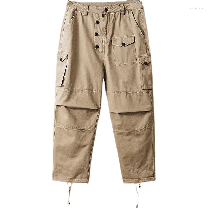 Men's Pants Men's Cargo WW2 Military Khaki Loose Straight Mid-waisted Pocket Work Trousers Motorcycle Spring Autumn Fashion 2023, Army green
Men's Pants Men's Cargo WW2 Military Khaki Loose Straight Mid-waisted Pocket Work Trousers Motorcycle Spring Autumn Fashion 2023, Army green