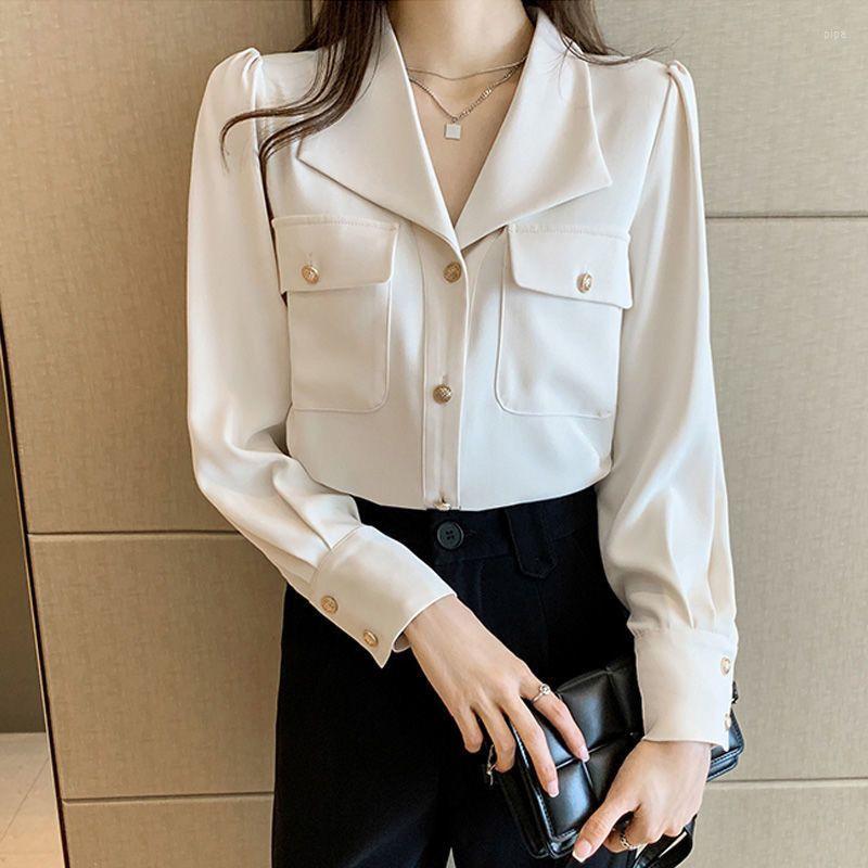 Women's Polos Long Sleeve Blouse Women Blusas Mujer De Moda V-Neck Office Chiffon White Shirt Tops Blouses Shirts 2023
Women's Polos Long Sleeve Blouse Women Blusas Mujer De Moda V-Neck Office Chiffon White Shirt Tops Blouses Shirts 2023