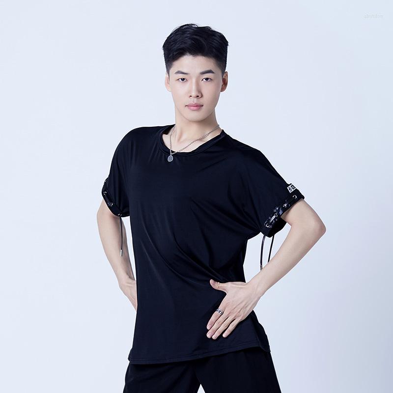 Stage Wear National Standard Dance Shirts Latin Tops For Men Black Short Sleeved Practice Clothes Chacha Costumes DQS12858, Picture shown
Stage Wear National Standard Dance Shirts Latin Tops For Men Black Short Sleeved Practice Clothes Chacha Costumes DQS12858, Picture shown