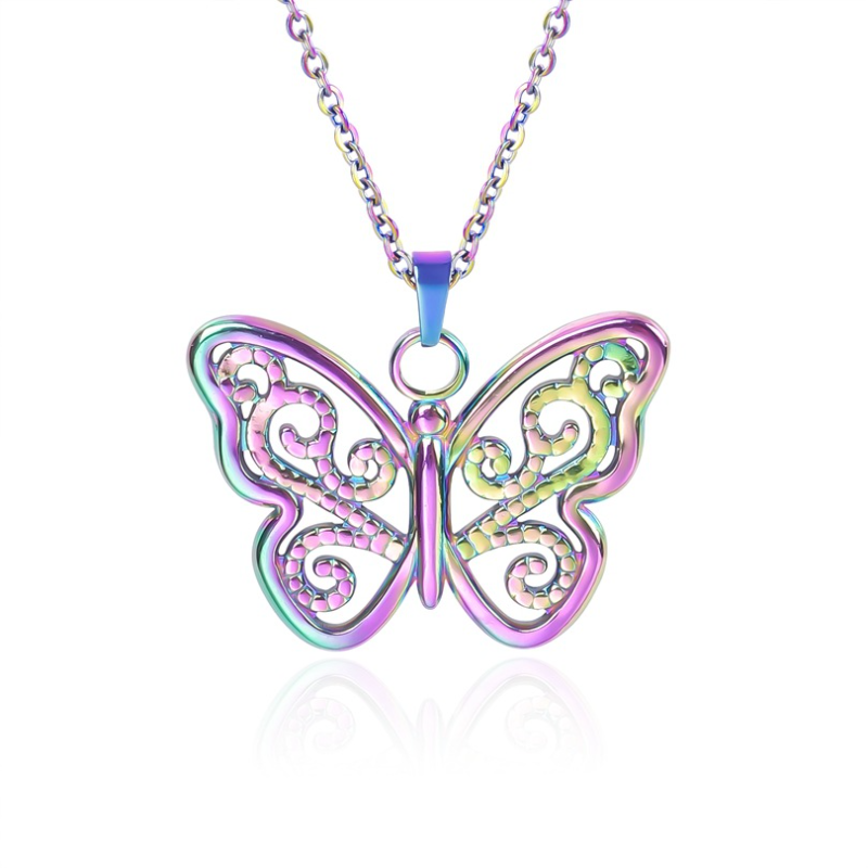 New Trendy Stainless Steels Cute Elegant Cute Animal Butterfly Beautiful Pendant Necklaces for Women Fashion Jewelry Dropship
New Trendy Stainless Steels Cute Elegant Cute Animal Butterfly Beautiful Pendant Necklaces for Women Fashion Jewelry Dropship