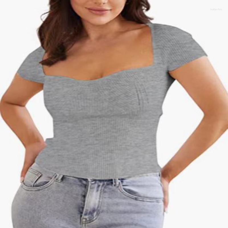 Women's T Shirts Sexy Deep V-Neck High Elastic Basic Crop Top Aesthetic Knitted For Women Summer 2023 Streetwear Short Sleeve Slim Tees, Rose red
Women's T Shirts Sexy Deep V-Neck High Elastic Basic Crop Top Aesthetic Knitted For Women Summer 2023 Streetwear Short Sleeve Slim Tees, Rose red