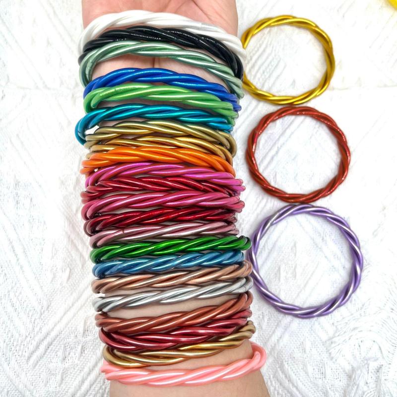 Bangle AENSOA Trendy Braided Buddhist Rush Bracelets For Handmade Twisted Glitter Filled Jelly Silicone Bracelet Jewelry 2023
Bangle AENSOA Trendy Braided Buddhist Rush Bracelets For Handmade Twisted Glitter Filled Jelly Silicone Bracelet Jewelry 2023