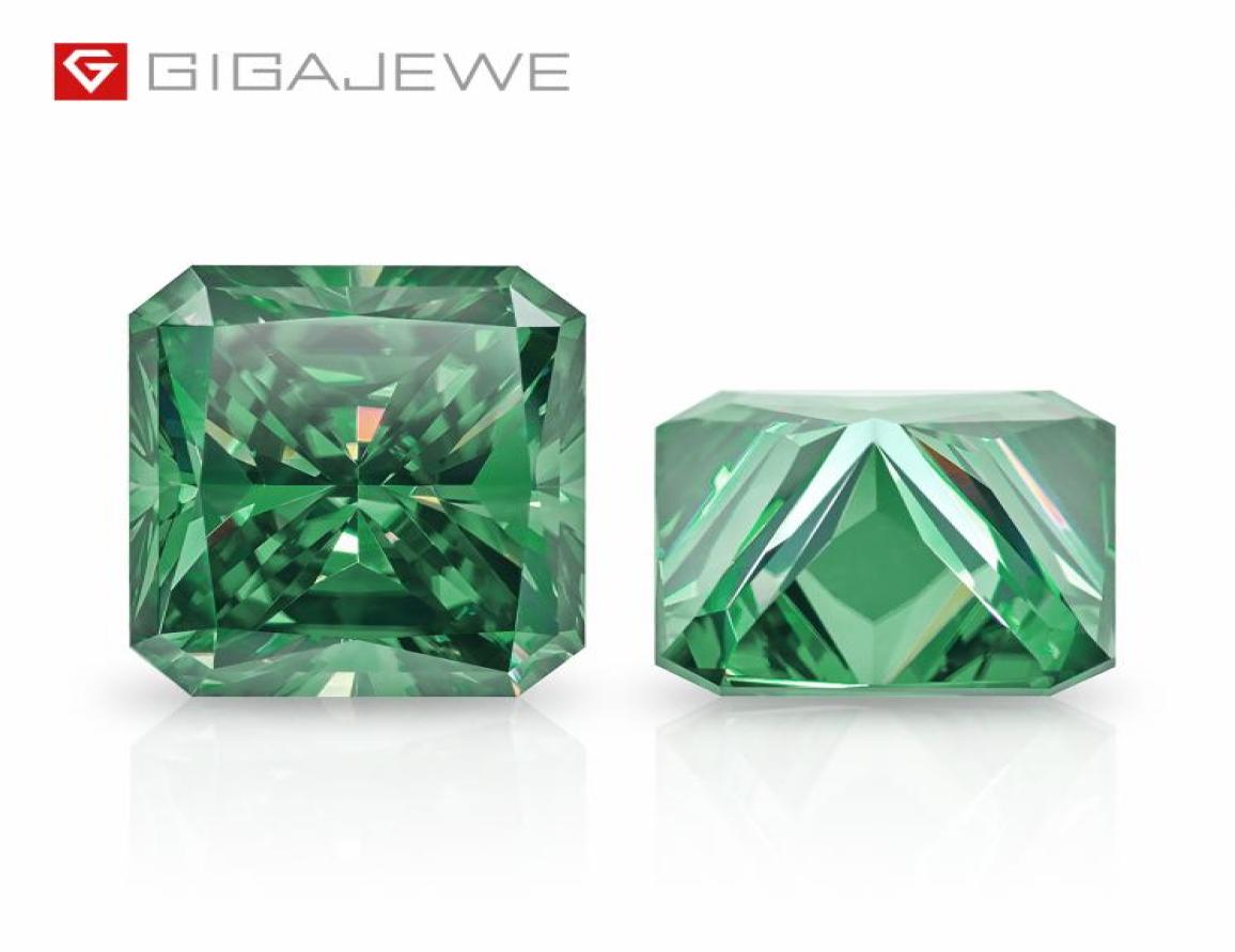 GIGAJEWE Green Color Radiant cut VVS1 moissanite diamond 110ct for jewelry making5233918
GIGAJEWE Green Color Radiant cut VVS1 moissanite diamond 110ct for jewelry making5233918