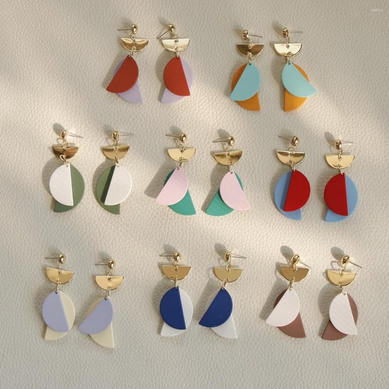 Dangle Earrings Geometric Simple Hong Kong Style Retro Ladies Fashion Color Matching Multi-color Wild Design Creative Niche Cute Ins
Dangle Earrings Geometric Simple Hong Kong Style Retro Ladies Fashion Color Matching Multi-color Wild Design Creative Niche Cute Ins