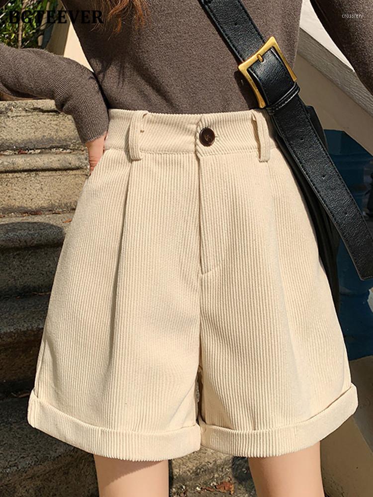 Women' Shorts BGTEEVER Fashion High Waist Pockets Female Wide Leg 2023 Spring Summer Loose Casual Ladies Single Button Corduroy, Black
Women' Shorts BGTEEVER Fashion High Waist Pockets Female Wide Leg 2023 Spring Summer Loose Casual Ladies Single Button Corduroy, Black