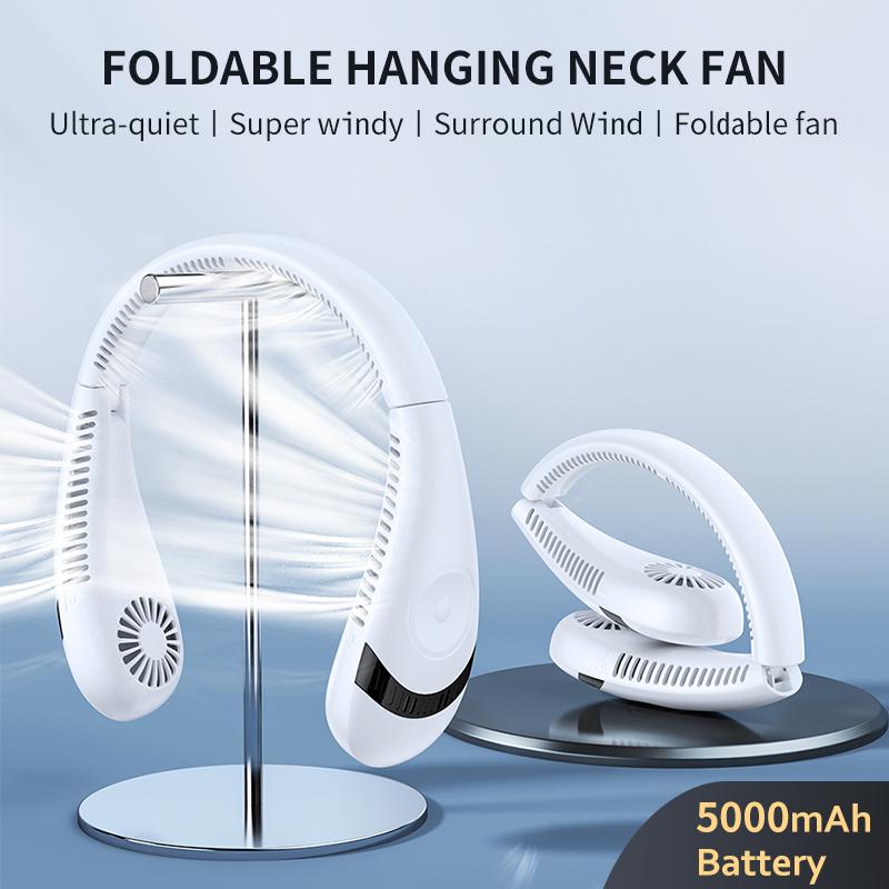 Conditioners 5000mAh Leafless NeckFan Portable 360 Degree Adjustable Electric Ventilador USB Rechargeable Cooling Sports Efocus Hanging Fan
Conditioners 5000mAh Leafless NeckFan Portable 360 Degree Adjustable Electric Ventilador USB Rechargeable Cooling Sports Efocus Hanging Fan
