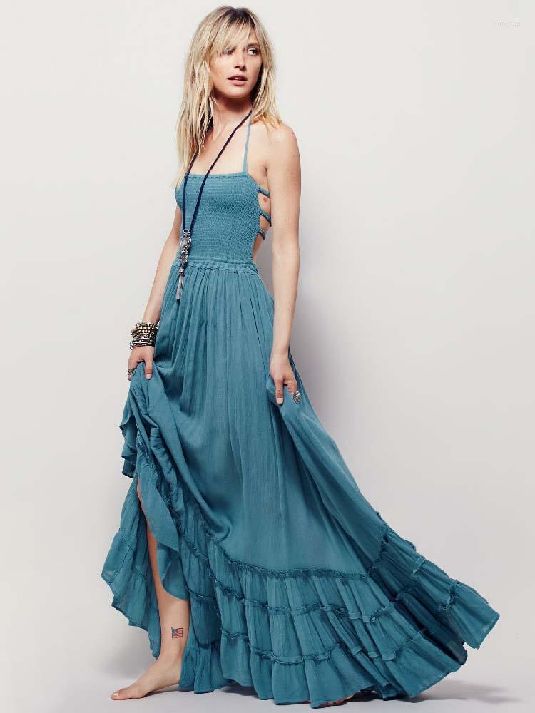 Casual Dresses Beach Dress Women Sexy Boho Female Summer Holiday Backless Long Ladies Spaghetti Elegant Party 2023 Vestidos, Beige white
Casual Dresses Beach Dress Women Sexy Boho Female Summer Holiday Backless Long Ladies Spaghetti Elegant Party 2023 Vestidos, Beige white