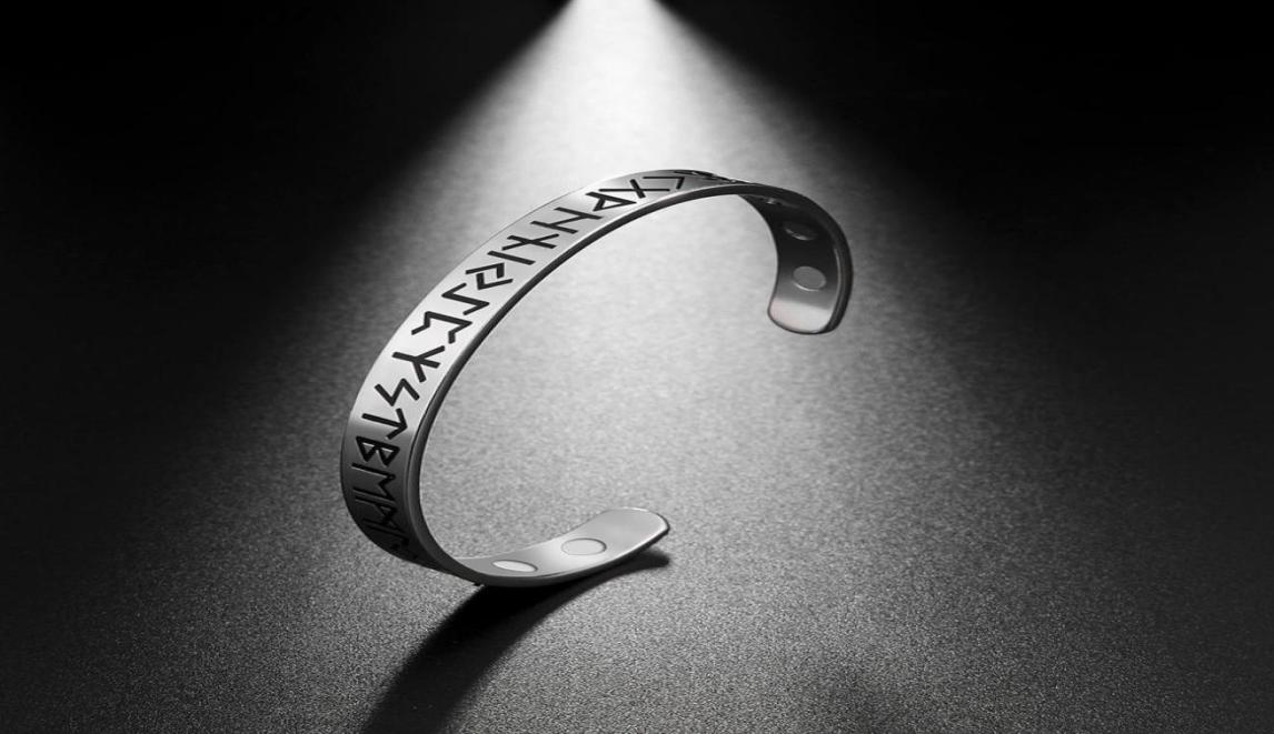Skyrim 24 Runes Magnetic Health Bracelets 316L Stainless Steel Adjustable Viking Amulet Vintage Cuff Bracelets Gift For Women Men 1749887
Skyrim 24 Runes Magnetic Health Bracelets 316L Stainless Steel Adjustable Viking Amulet Vintage Cuff Bracelets Gift For Women Men 1749887