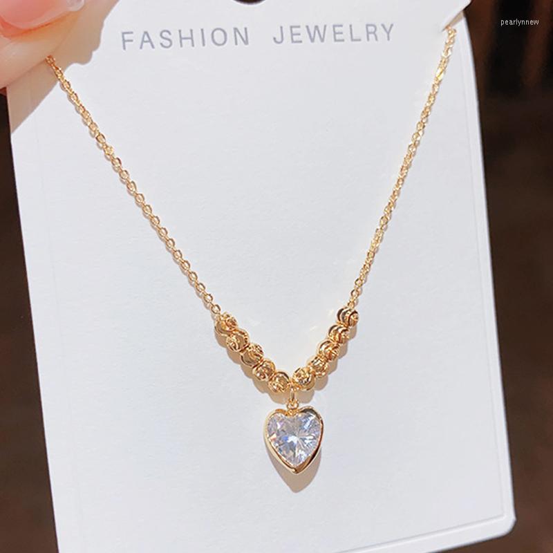 Chains Luxury Minimalist Chain-Type Heart Micro Inlaid Shine Zircon Neacklaces Adjuistable Temperament For Lady Fashion Neckalces Gift
Chains Luxury Minimalist Chain-Type Heart Micro Inlaid Shine Zircon Neacklaces Adjuistable Temperament For Lady Fashion Neckalces Gift