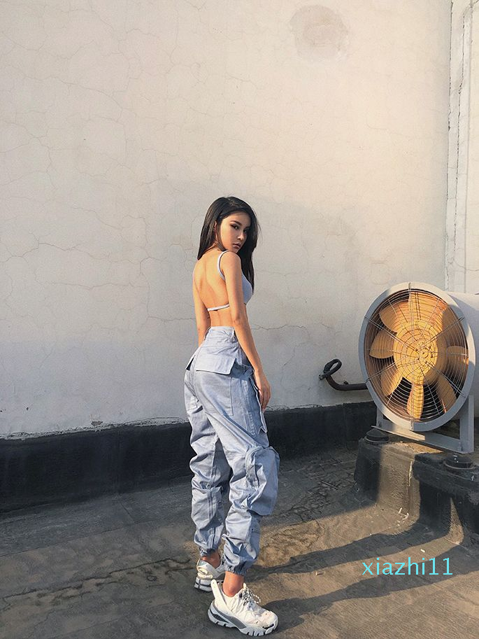 Blue Cargo Pants Women Fashion Pockets Patchwork Hippie Loose Trousers Zipper Beam, Orange
Blue Cargo Pants Women Fashion Pockets Patchwork Hippie Loose Trousers Zipper Beam, Orange