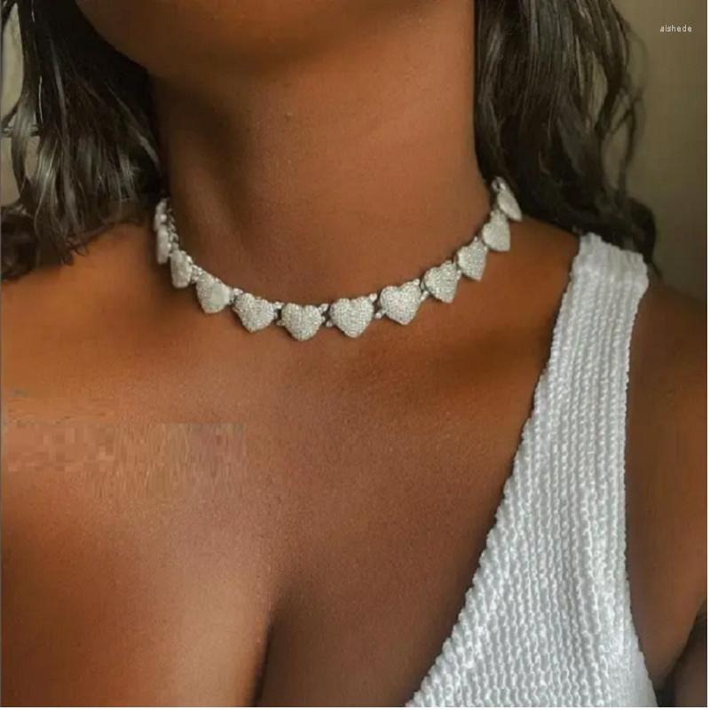 Necklace Earrings Set Luxury Women Jewelry Full Micro Paved 5A Cubic Zirconia CZ Heart Charm Cuban Link Chain Choker 3 Colors, Picture shown
Necklace Earrings Set Luxury Women Jewelry Full Micro Paved 5A Cubic Zirconia CZ Heart Charm Cuban Link Chain Choker 3 Colors, Picture shown