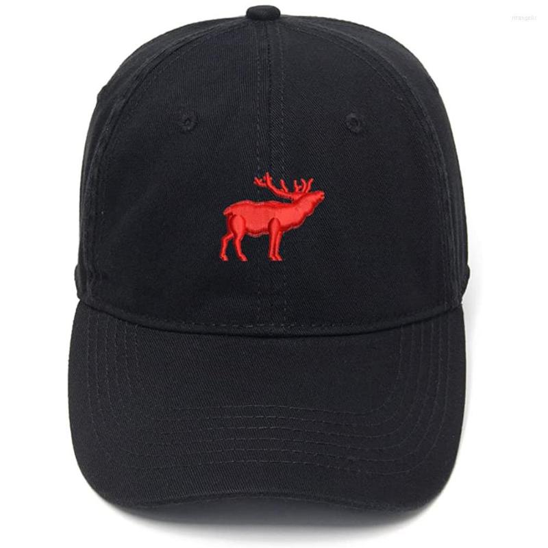Ball Caps Lyprerazy Men's Baseball Cap Solid Elk Embroidery Hat Cotton Embroidered Casual, Black
Ball Caps Lyprerazy Men's Baseball Cap Solid Elk Embroidery Hat Cotton Embroidered Casual, Black