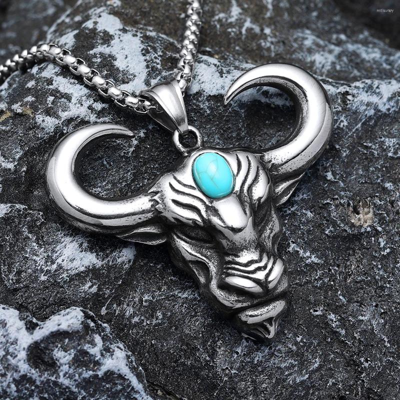 Pendant Necklaces Bull Pendants Men Strong Horns Necklace 316L Stainless Steel Gem Chain Rock Punk For Biker Friend Male Jewelry Gift Drop
Pendant Necklaces Bull Pendants Men Strong Horns Necklace 316L Stainless Steel Gem Chain Rock Punk For Biker Friend Male Jewelry Gift Drop