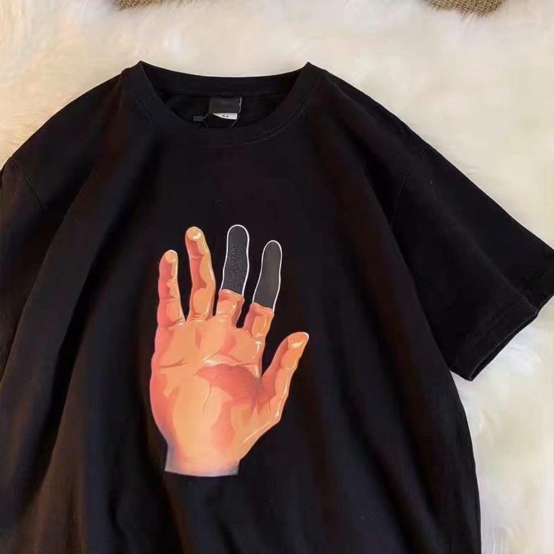 Men' T Shirts Gothic Gesture Graphic T-shirt Men And Women Trend Summer Loose 2023 Y2K Casual Hip Hop Short Sleeve Harajuku Clothing, Black
Men' T Shirts Gothic Gesture Graphic T-shirt Men And Women Trend Summer Loose 2023 Y2K Casual Hip Hop Short Sleeve Harajuku Clothing, Black