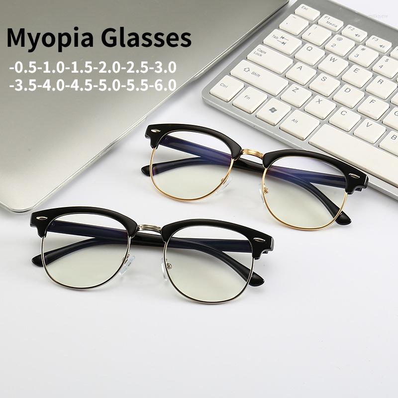 Sunglasses 2023 Half Frame Myopia Glasses Women Men Metal Round Nearsighted Eyelasses Unisex Shortsighted Eyewear Diopters -1.0-1.5-2.0-6
Sunglasses 2023 Half Frame Myopia Glasses Women Men Metal Round Nearsighted Eyelasses Unisex Shortsighted Eyewear Diopters -1.0-1.5-2.0-6