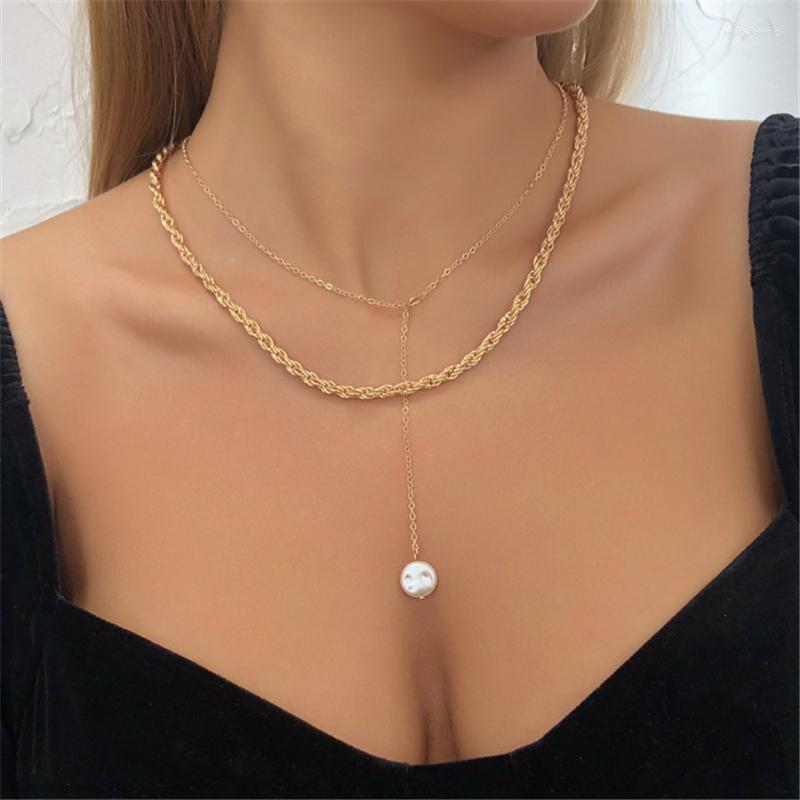 Pendant Necklaces 2023 European And American Fashion Female Necklace Double Pearl Choker Collarbone Chain
Pendant Necklaces 2023 European And American Fashion Female Necklace Double Pearl Choker Collarbone Chain