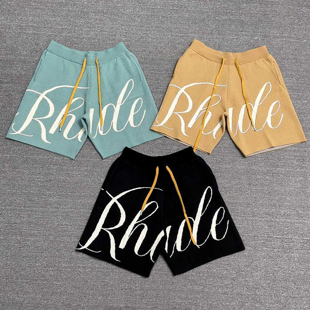 RHUDE trendy American style loose fitting sports casual trend summer men' five point shorts sports haute couture pants, Black
RHUDE trendy American style loose fitting sports casual trend summer men' five point shorts sports haute couture pants, Black