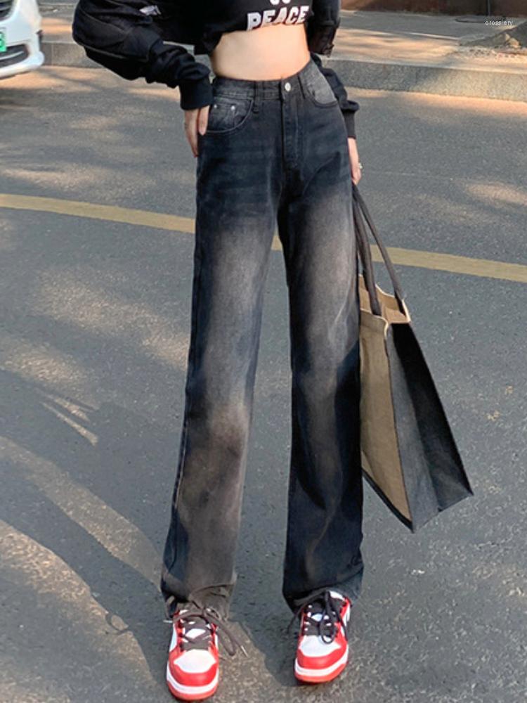 Women's Jeans Casual High Waist Wide Leg Women's 2023 Spring Summer Straight Baggy For Women Grey Loose Denim Trousers Female, Blue
Women's Jeans Casual High Waist Wide Leg Women's 2023 Spring Summer Straight Baggy For Women Grey Loose Denim Trousers Female, Blue