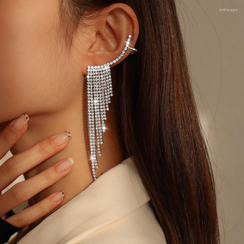 Dangle Earrings Luxury Women's Statement Earring Long Full Rhinestone For Women Tassel Crystal Weddings Party Jewelry
Dangle Earrings Luxury Women's Statement Earring Long Full Rhinestone For Women Tassel Crystal Weddings Party Jewelry