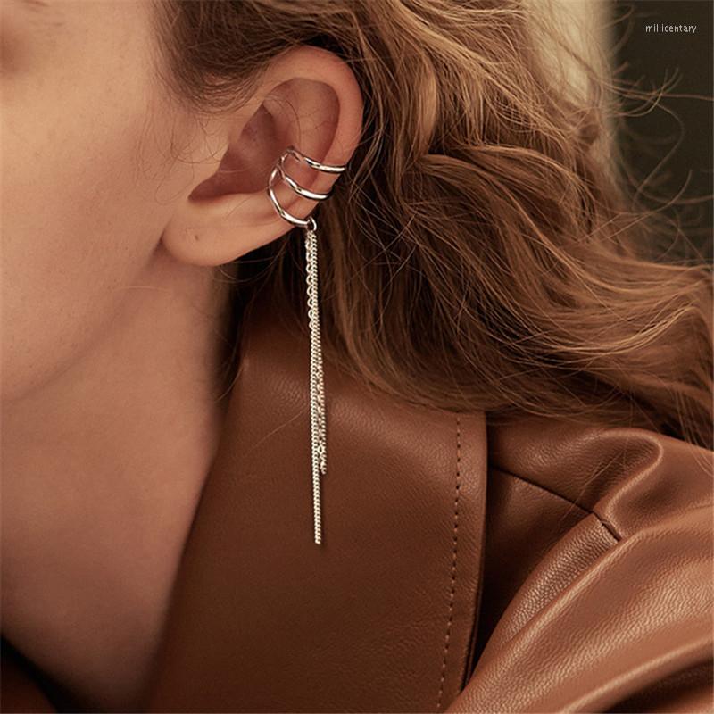 Backs Earrings 1Pcs Ear Cuff Tassel Non-Piercing Clip Earring For Women Shiny Chain Fake Cartilage Piercing Jewelry Eh298
Backs Earrings 1Pcs Ear Cuff Tassel Non-Piercing Clip Earring For Women Shiny Chain Fake Cartilage Piercing Jewelry Eh298