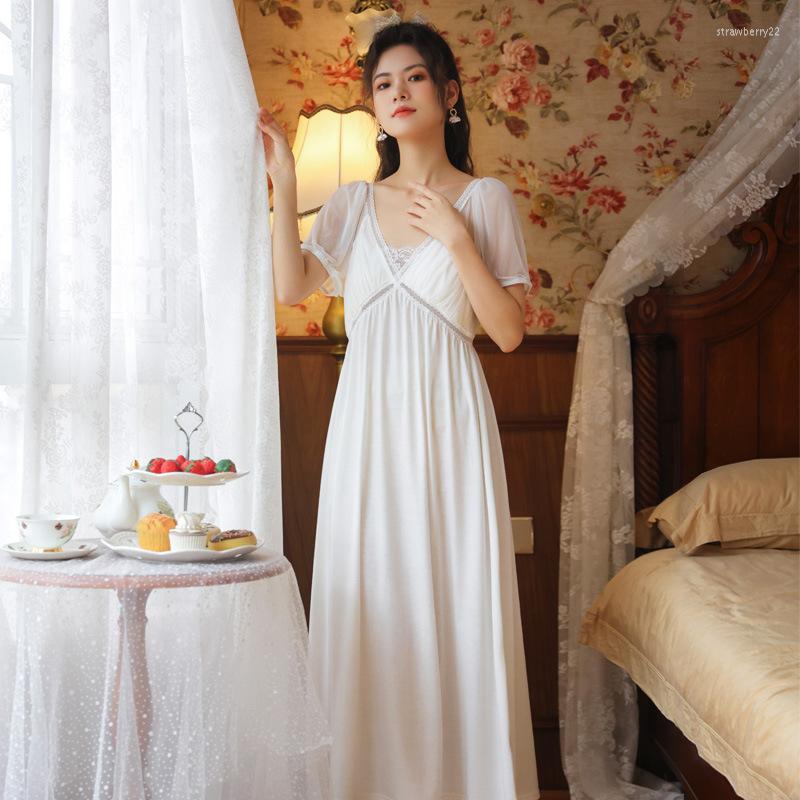 Women's Sleepwear Casual Nightgown For Female Short Sleeve V-Neck Kimono Bathrobe Gown Soft Cotton Lounge Wear Loose Intimate Lingerie, White
Women's Sleepwear Casual Nightgown For Female Short Sleeve V-Neck Kimono Bathrobe Gown Soft Cotton Lounge Wear Loose Intimate Lingerie, White