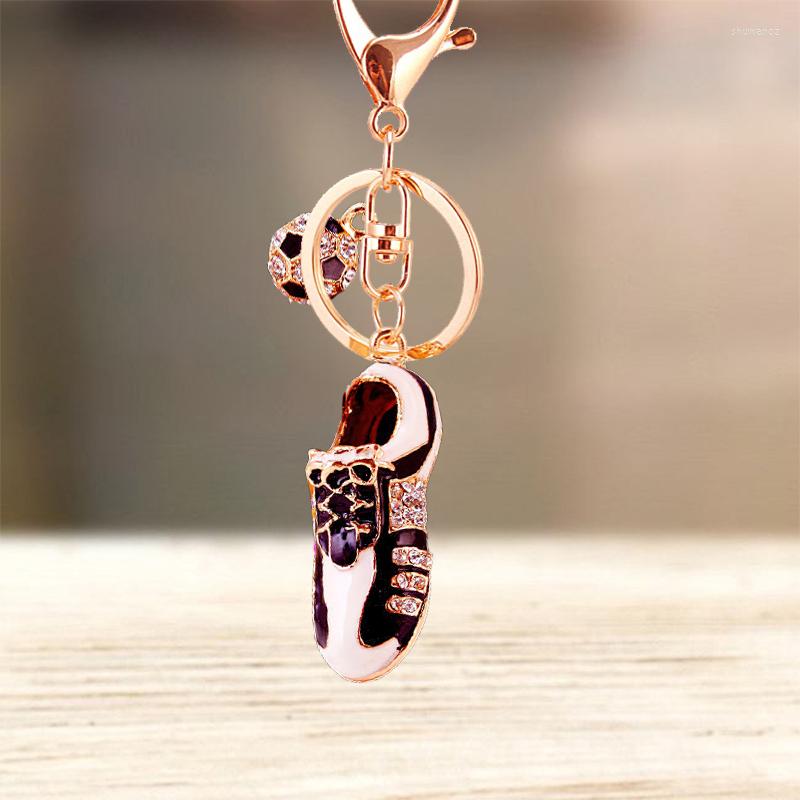 Keychains Cute Rhinestone Crystal Football Shoes Keychain Sneakers Inlaid Key Chain Ring Holder Bag Pendant Accessories Keyring
Keychains Cute Rhinestone Crystal Football Shoes Keychain Sneakers Inlaid Key Chain Ring Holder Bag Pendant Accessories Keyring