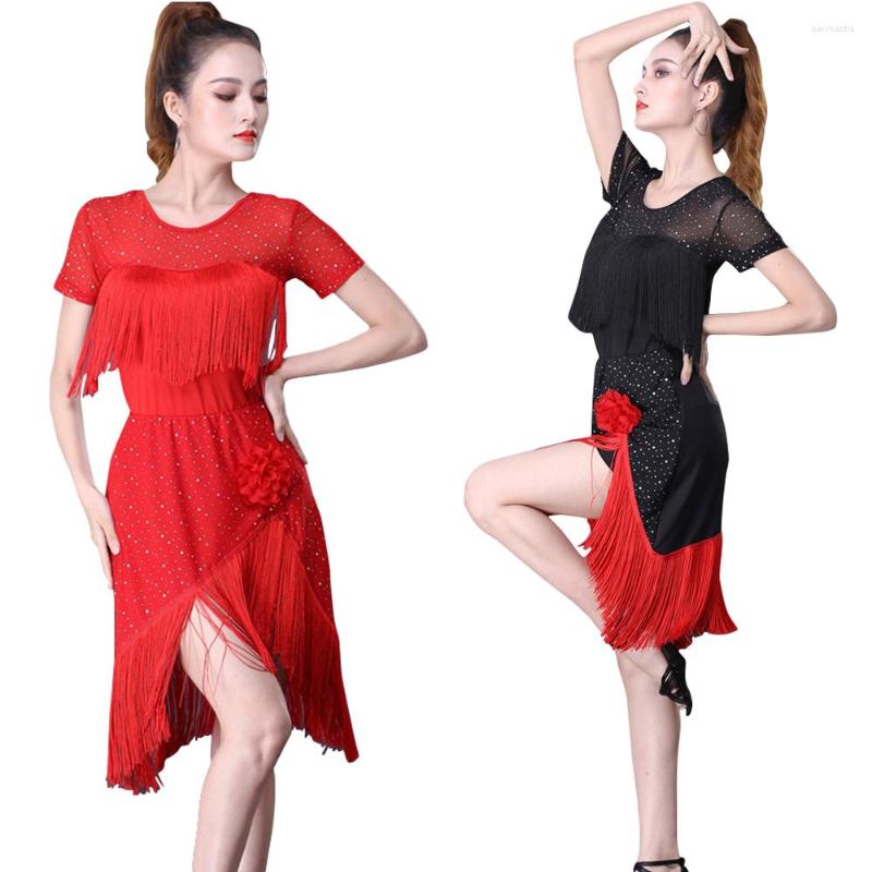 Stage Wear Short Sleeves Latin Dance Top And Skirt Suit Standard Competition Practice Women Sequins Tassel Performence Costume
Stage Wear Short Sleeves Latin Dance Top And Skirt Suit Standard Competition Practice Women Sequins Tassel Performence Costume