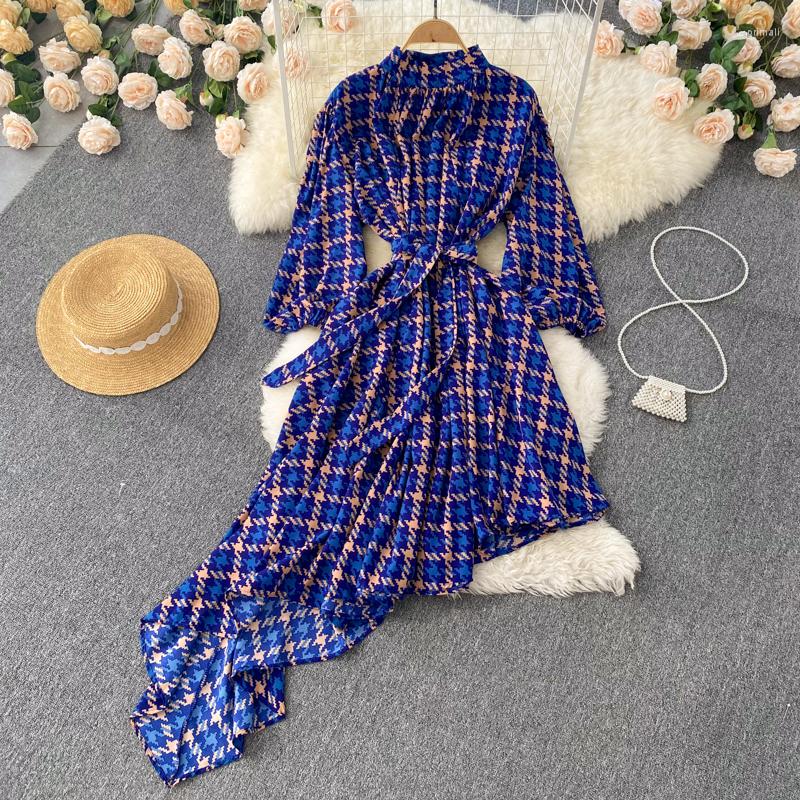 Casual Dresses Stand Collar Irregular Dress Women's Spring Autumn Korean 2023 Fashion Long Sleeve Bandage Thin Vestidos D818, Black
Casual Dresses Stand Collar Irregular Dress Women's Spring Autumn Korean 2023 Fashion Long Sleeve Bandage Thin Vestidos D818, Black