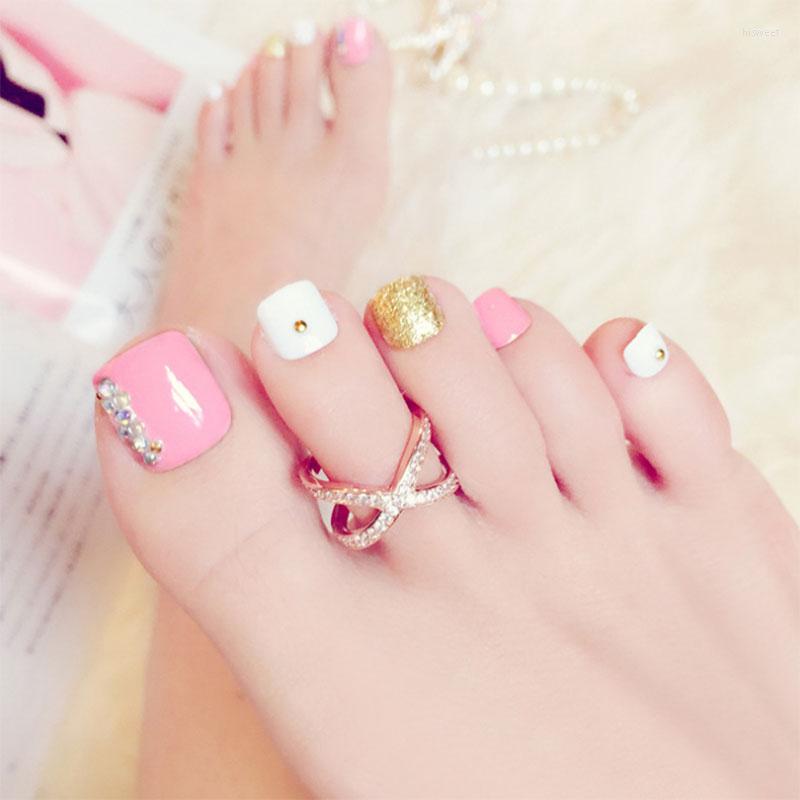 False Nails 24 Pcs/Set 3D Toe Fake With Glue Foot Full Toes Nail Art Tips Lady Girl RP
False Nails 24 Pcs/Set 3D Toe Fake With Glue Foot Full Toes Nail Art Tips Lady Girl RP