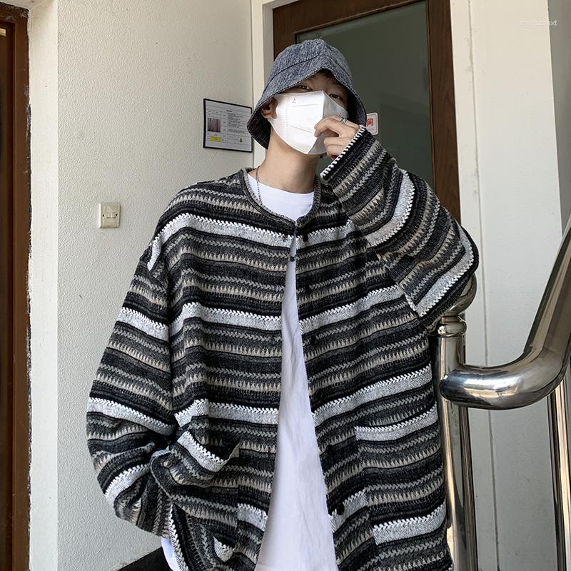 Men' Sweaters 2023 Winter Autumn Cardigan Sweater Men Loose Casual Korean Fashion O-neck Plaid Line Knitted Sweatcoat A84, Black
Men' Sweaters 2023 Winter Autumn Cardigan Sweater Men Loose Casual Korean Fashion O-neck Plaid Line Knitted Sweatcoat A84, Black