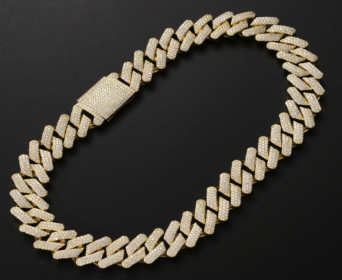 Men Hip Hop Necklace Cuban Link Chain 1618202224inch Cubic Zirconia Stone Designer Necklaces Mens 789inch Bracelets 14K Gold9777576
Men Hip Hop Necklace Cuban Link Chain 1618202224inch Cubic Zirconia Stone Designer Necklaces Mens 789inch Bracelets 14K Gold9777576