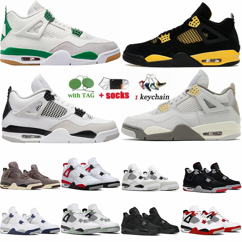 Big Size 36-50 Mens Basketball Shoes 4 Jumpman 4s Pine Green Fire Red Thunder Lightning University Blue Black Cat White Oreo Sail Womens Sports Sneakers US 14 15 16, 33
Big Size 36-50 Mens Basketball Shoes 4 Jumpman 4s Pine Green Fire Red Thunder Lightning University Blue Black Cat White Oreo Sail Womens Sports Sneakers US 14 15 16, 33