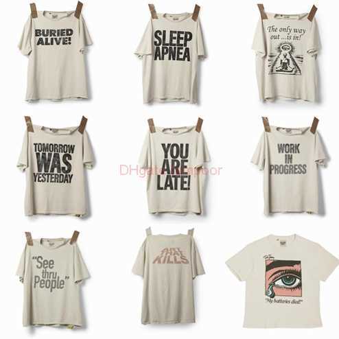 Designer Fashion Clothing Tees Tshirt Correct Version of Galleryes Deptes New Slogan Tear Print American Niche Men Womens Loose Fitting Short Sleeved Tshirt Tops fo, Cement apricot see
Designer Fashion Clothing Tees Tshirt Correct Version of Galleryes Deptes New Slogan Tear Print American Niche Men Womens Loose Fitting Short Sleeved Tshirt Tops fo, Cement apricot see