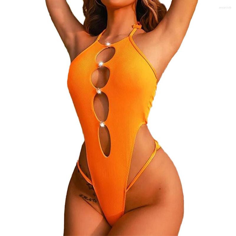 Women' Swimwear FS Sexy Women Orange Monokini Bikini Set Halter Lace Up Bathing Suit Hollwed Out Solid Color One Piece Swimsuit 2023
Women' Swimwear FS Sexy Women Orange Monokini Bikini Set Halter Lace Up Bathing Suit Hollwed Out Solid Color One Piece Swimsuit 2023