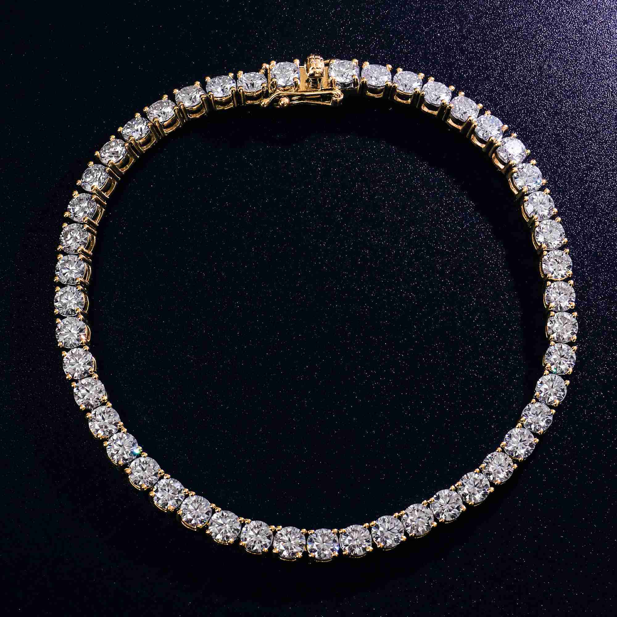 Hot Sale 14k Gold Moissanite Diamond Tennis Chain 5mm 6-9 Inches Iced Out Real Solid Gold Tennis Bracelet Tennis Chain
Hot Sale 14k Gold Moissanite Diamond Tennis Chain 5mm 6-9 Inches Iced Out Real Solid Gold Tennis Bracelet Tennis Chain
