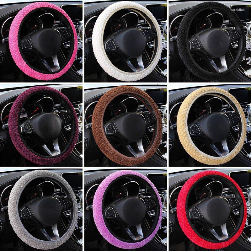 Steering Wheel Covers Fashion Soft Warm Plush Car Cover Soild Color Fleece Without Inner Ring Auto Decoration
Steering Wheel Covers Fashion Soft Warm Plush Car Cover Soild Color Fleece Without Inner Ring Auto Decoration