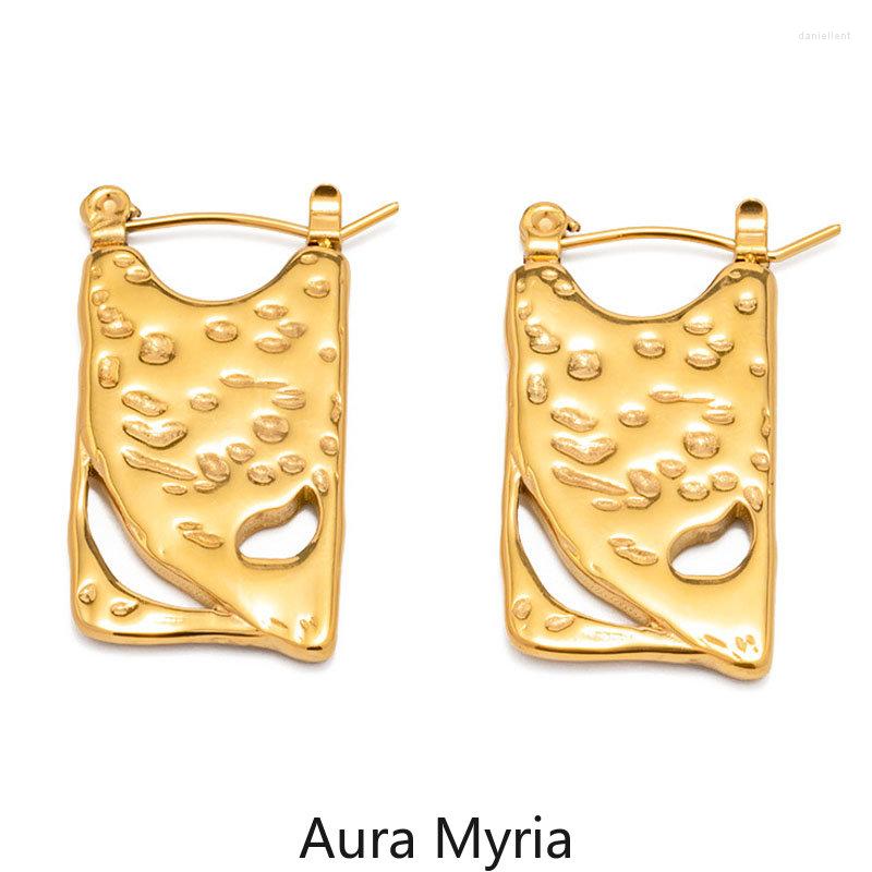 Hoop Earrings Statement 18k Metal Stainless Steel Women Rectangle Gold Color Waterproof Charm Fashion Jewelry
Hoop Earrings Statement 18k Metal Stainless Steel Women Rectangle Gold Color Waterproof Charm Fashion Jewelry
