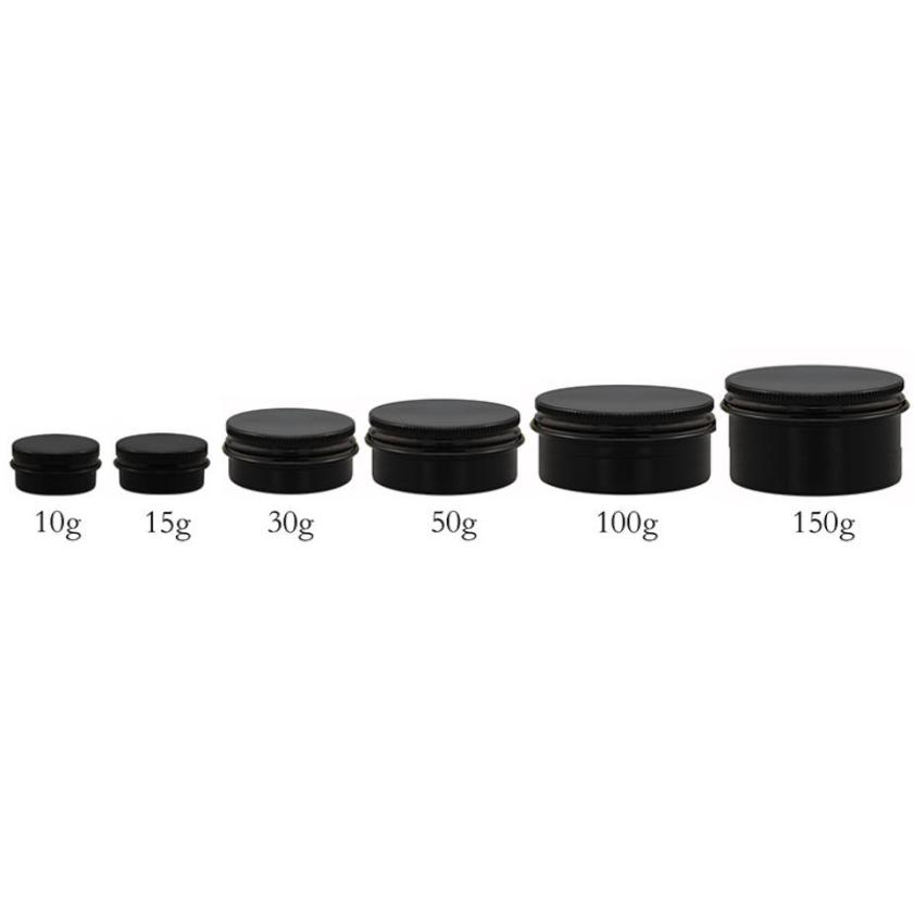 100pcslot 10g 15g 30g 50g 100g 150g Black Empty aluminum jar 50gram metal cream jar 150g aluminum tin cosmetic container Matte Bl8100235
100pcslot 10g 15g 30g 50g 100g 150g Black Empty aluminum jar 50gram metal cream jar 150g aluminum tin cosmetic container Matte Bl8100235