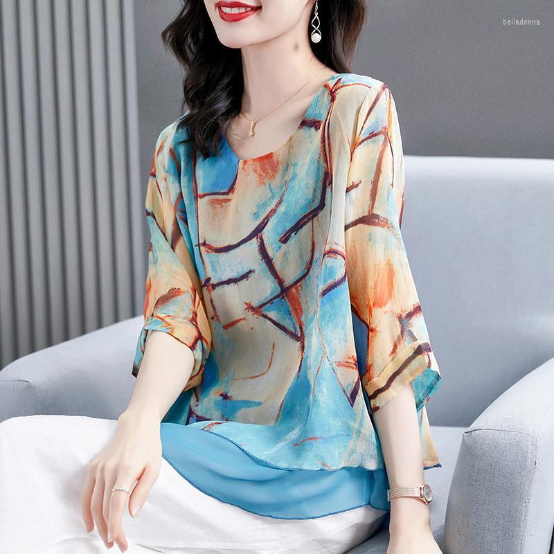 Women's Blouses 1pcs Women's Tops 2023 Summer Fashion Chiffon Fabric Prints Splicing Primer Shirt Ladies Skinny Retro Sexy Shirts Girls, Black
Women's Blouses 1pcs Women's Tops 2023 Summer Fashion Chiffon Fabric Prints Splicing Primer Shirt Ladies Skinny Retro Sexy Shirts Girls, Black