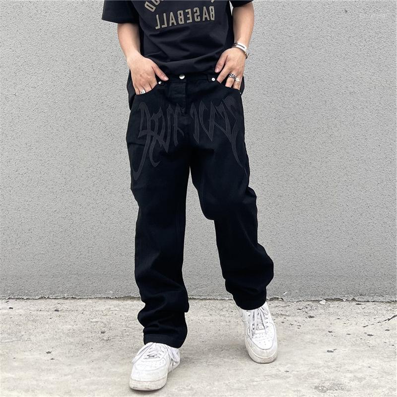 Men's Jeans Four Seasons Y2K Emo Men Fashion Black Street Embroidery Low Cut Loose Straight Pants Hip Hop Clothes
Men's Jeans Four Seasons Y2K Emo Men Fashion Black Street Embroidery Low Cut Loose Straight Pants Hip Hop Clothes