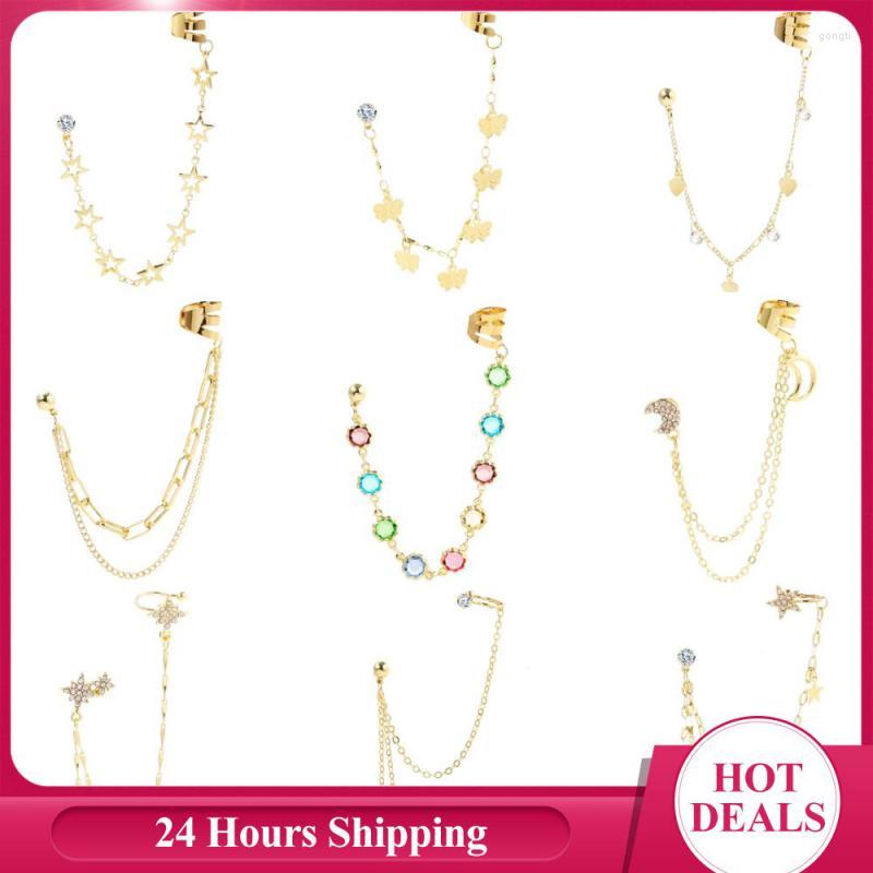 Backs Earrings Butterfly Fashion Ear Cuff Crystal Jewelry Gift Clip Long Tassel Earring Cuffs
Backs Earrings Butterfly Fashion Ear Cuff Crystal Jewelry Gift Clip Long Tassel Earring Cuffs