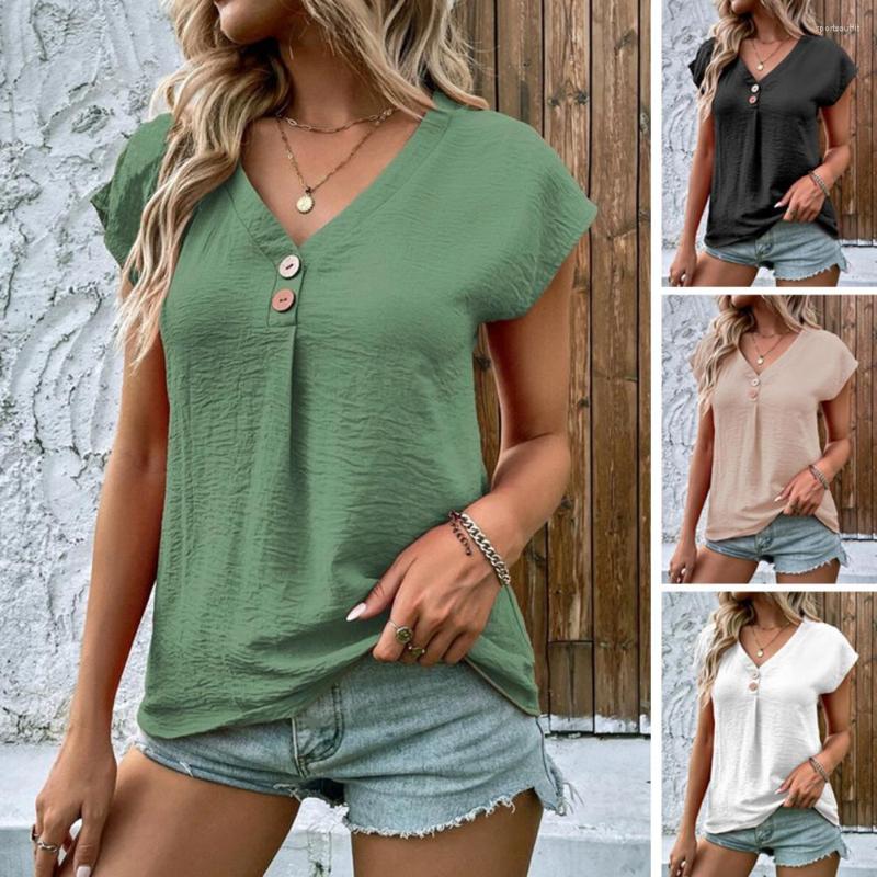 Women' Blouses Fashion Women T-shirt Blouse Buttons Closure Bat Sleeve Soft Comfortable Stretchy Loose Fitting Female 2023, Green
Women' Blouses Fashion Women T-shirt Blouse Buttons Closure Bat Sleeve Soft Comfortable Stretchy Loose Fitting Female 2023, Green