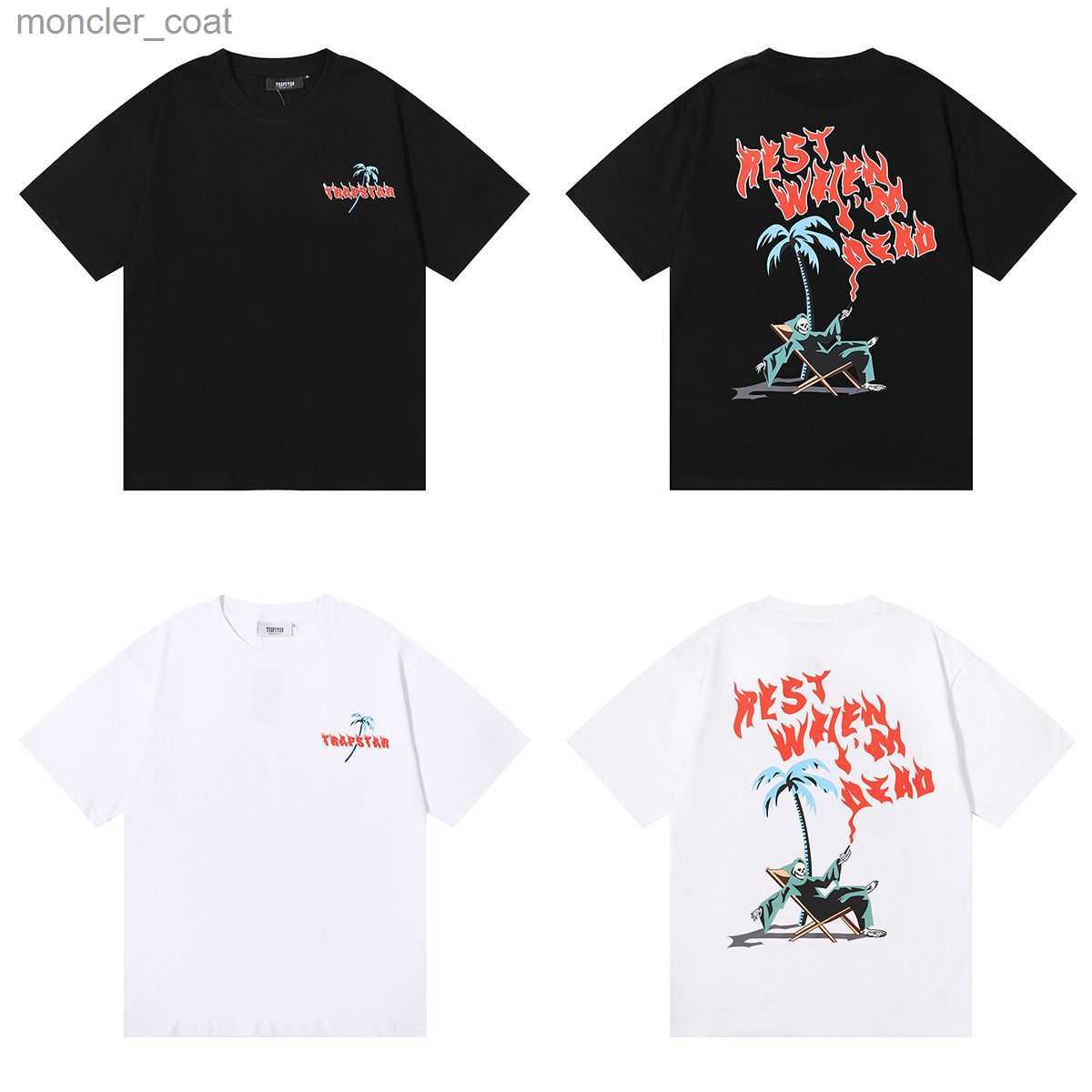 Men' T-shirts Small and Trendy Br Trapstar Coconut Tree Lounge Chair with Comfortable Life Pattern Printed 100% Pure Cotton Short Sleeved T-shirt for Men Women, White aq1018
Men' T-shirts Small and Trendy Br Trapstar Coconut Tree Lounge Chair with Comfortable Life Pattern Printed 100% Pure Cotton Short Sleeved T-shirt for Men Women, White aq1018