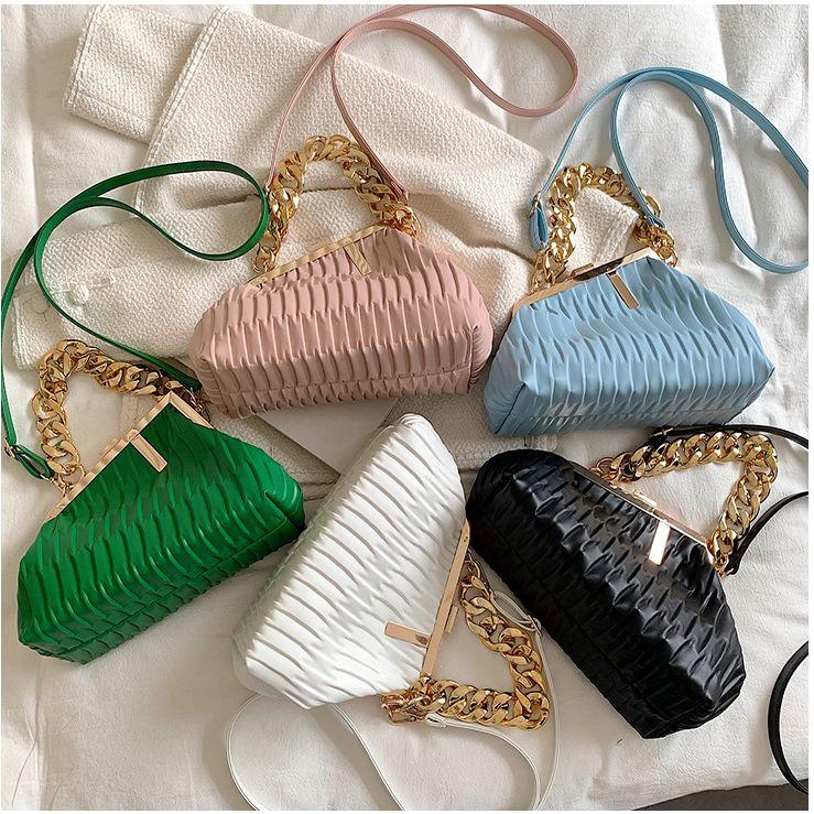 Evening Bags Vintage Pleated Party Clamp Clutch 2023 Summer Artificial Leather Women Designer Handbag Trendy Shoulder CrossBody BagEvening, White
Evening Bags Vintage Pleated Party Clamp Clutch 2023 Summer Artificial Leather Women Designer Handbag Trendy Shoulder CrossBody BagEvening, White