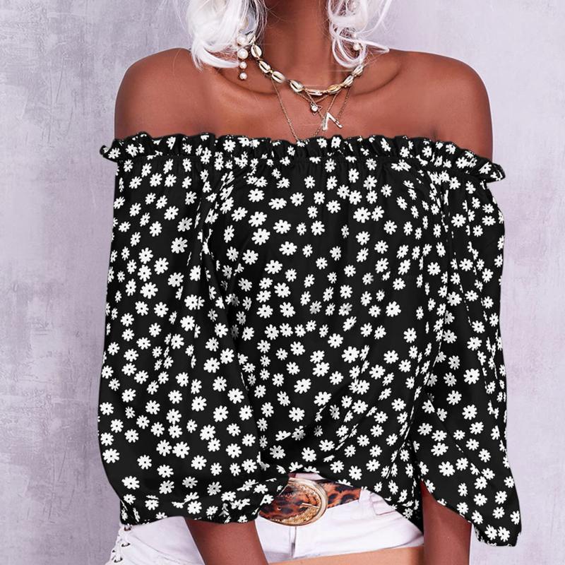 Women' Blouses & Shirts Boho Floral Print Blouse Womens Summer Off Shoulder Three Quarter Sleeves Casual Elegant Chiffon Tops BlusasWomen, Green
Women' Blouses & Shirts Boho Floral Print Blouse Womens Summer Off Shoulder Three Quarter Sleeves Casual Elegant Chiffon Tops BlusasWomen, Green