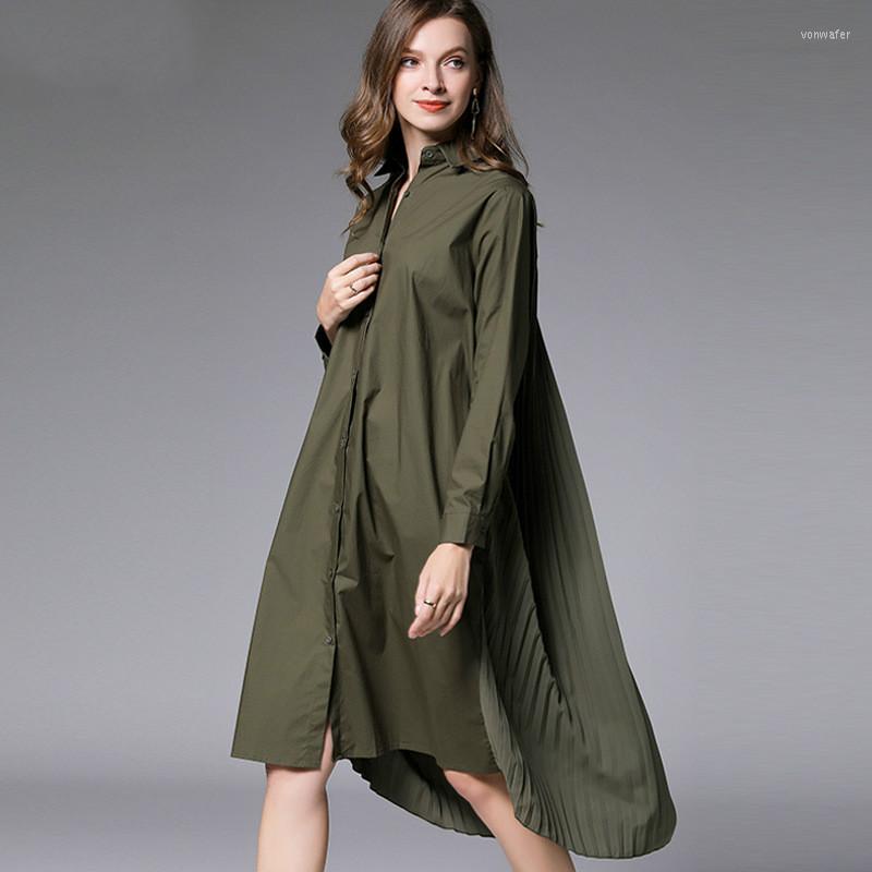 Casual Dresses Fall Spring Plus Size Women's Clothing Loose Pleated Back Pleasted Long Sleeve TA7603, No1
Casual Dresses Fall Spring Plus Size Women's Clothing Loose Pleated Back Pleasted Long Sleeve TA7603, No1