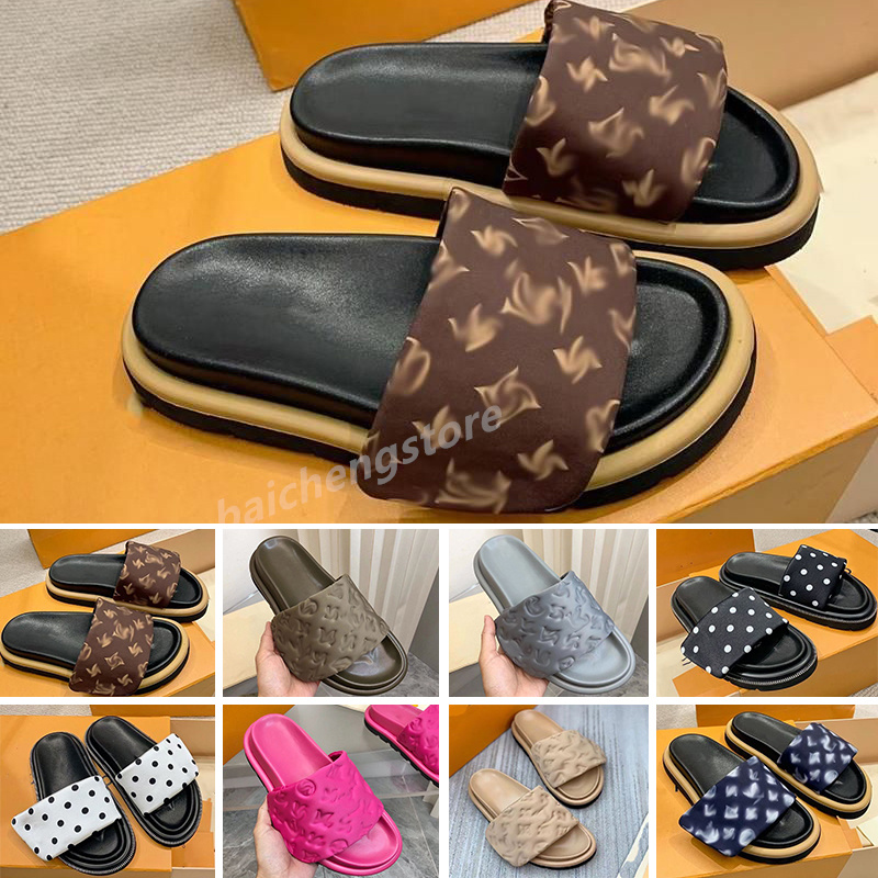 2023 Pool Pillow Mules Women Designers Sandals Sunset Flat Comfort Mules Padded Front Strap Slippers Fashionable Easy-to-wear Style Slides size 35-44 B0, Color 2
2023 Pool Pillow Mules Women Designers Sandals Sunset Flat Comfort Mules Padded Front Strap Slippers Fashionable Easy-to-wear Style Slides size 35-44 B0, Color 2