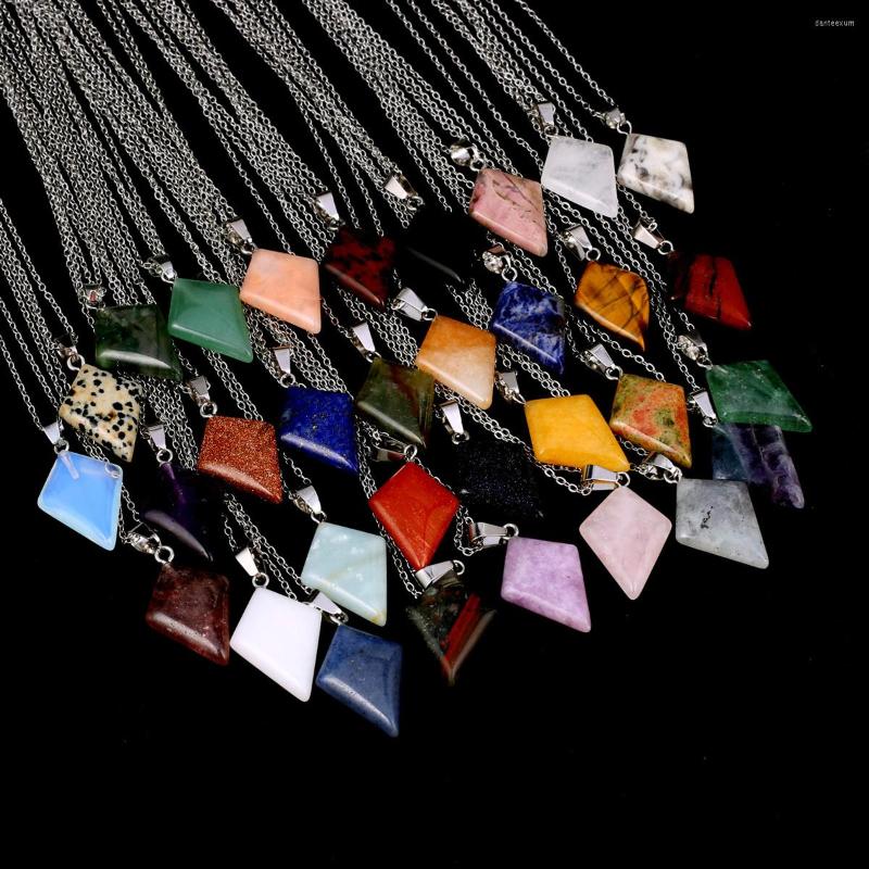 Pendant Necklaces Natural Stone Necklace Simple Tiger Eye Crystal Stainless Steel Chain For Jewelry Making Gift Women
Pendant Necklaces Natural Stone Necklace Simple Tiger Eye Crystal Stainless Steel Chain For Jewelry Making Gift Women