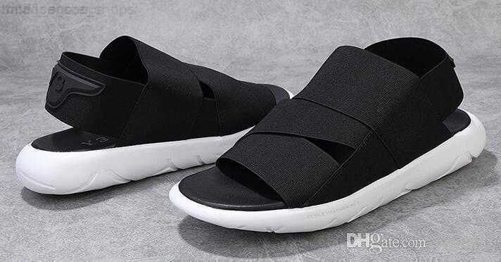 2019 summer Y3 sandals male black warrior open toe thick bottom trend Roman men's elastic casual breathable beach shoes, Color 1
2019 summer Y3 sandals male black warrior open toe thick bottom trend Roman men's elastic casual breathable beach shoes, Color 1